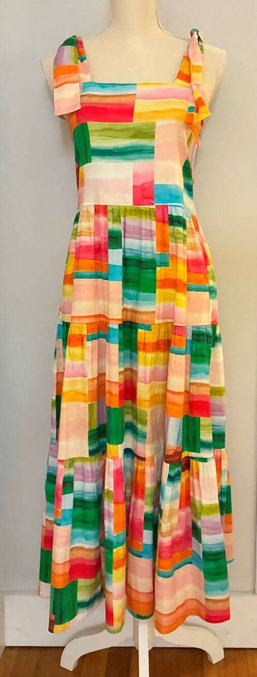 NEW HOLLY SHAE DESIGN women's greyson sundress in madras